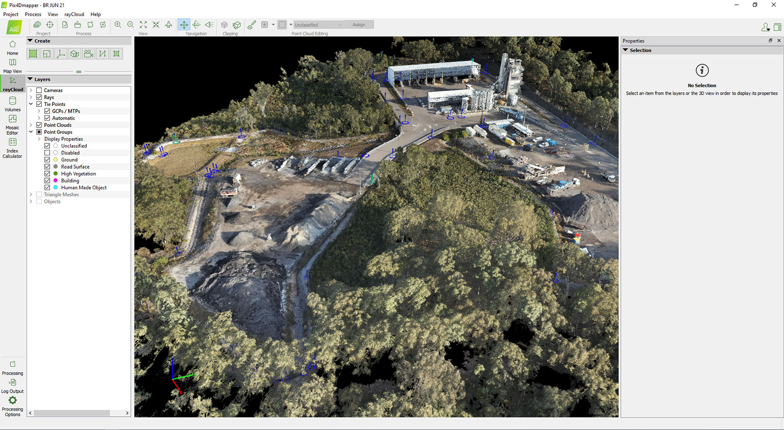 surveying with PIX4Dmapper