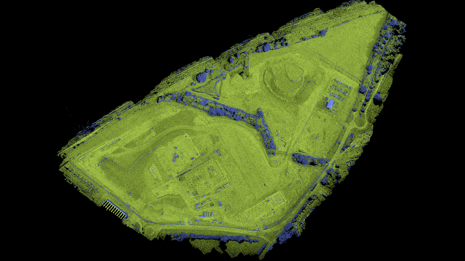 Terrain classification in PIX4Dsurvey