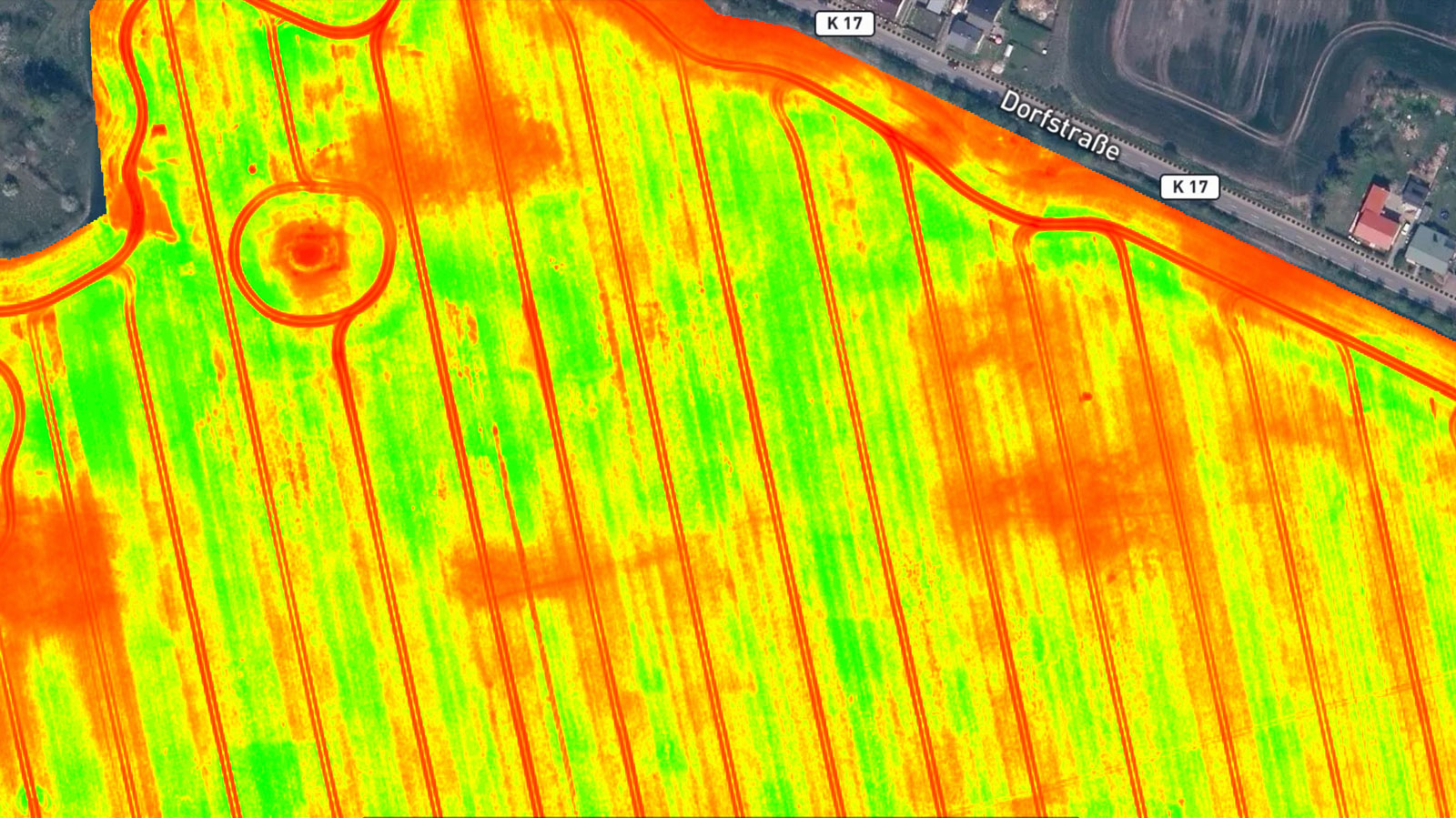 vegetation index map output for agriculture