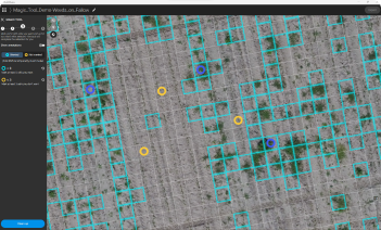 Spot spraying